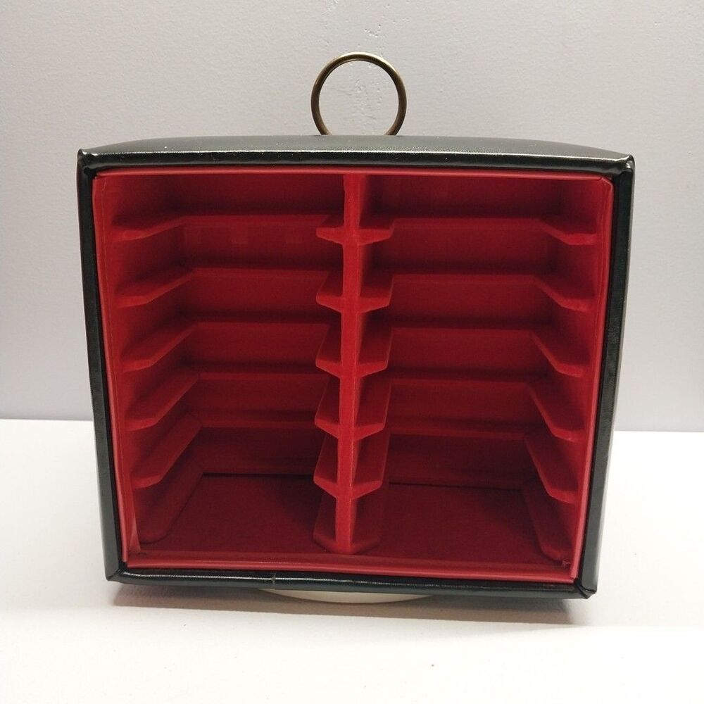 VTG Savoy 8-Track Audio Tape Case Rack Storage Spinner Carousel 24-Slot Tabletop
